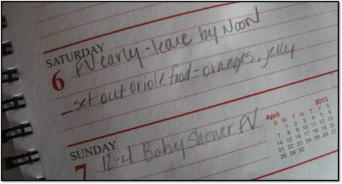 Note to set out grape jelly