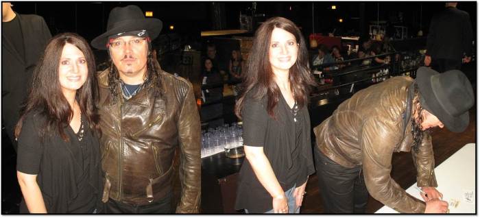 Arden at Adam Ant Meet and Greet