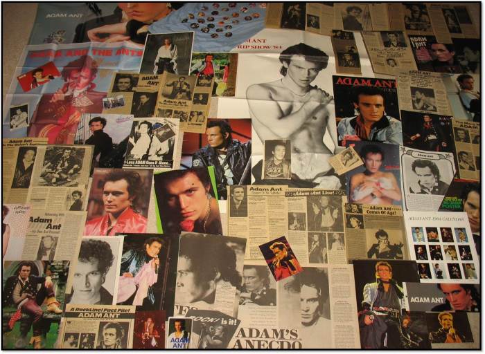 Wall of Adam Ant